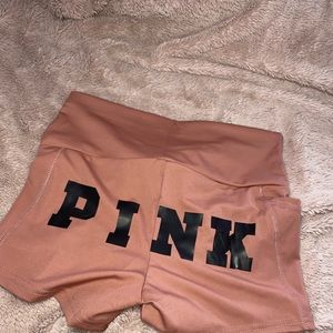 Pink biker shorts
